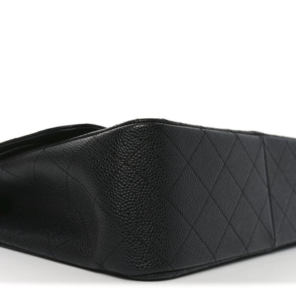 Chanel Caviar Quilted Jumbo Double Flap Black 9 of 11