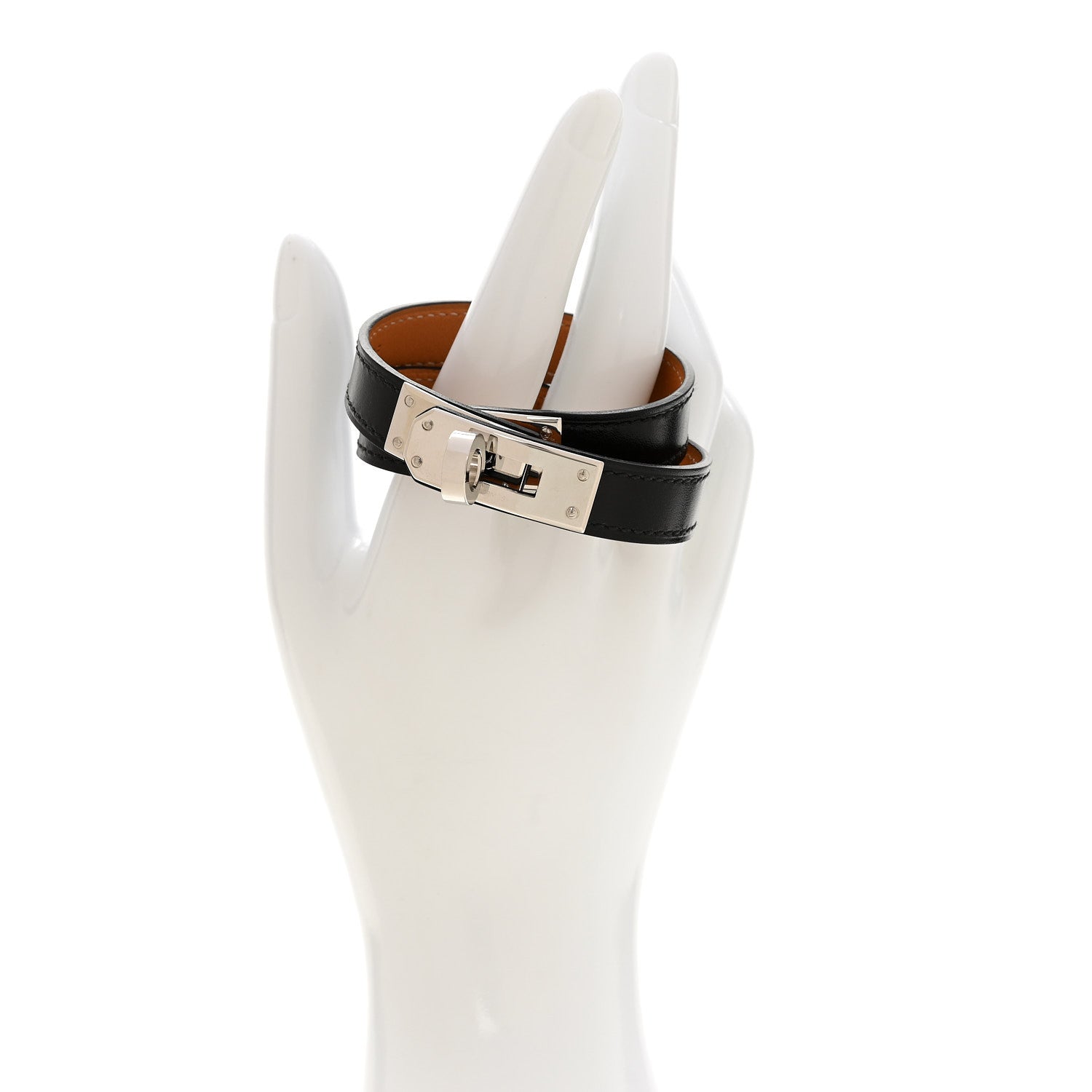 Hermes Box Kelly Double Tour Bracelet T2 Black 2 of 5
