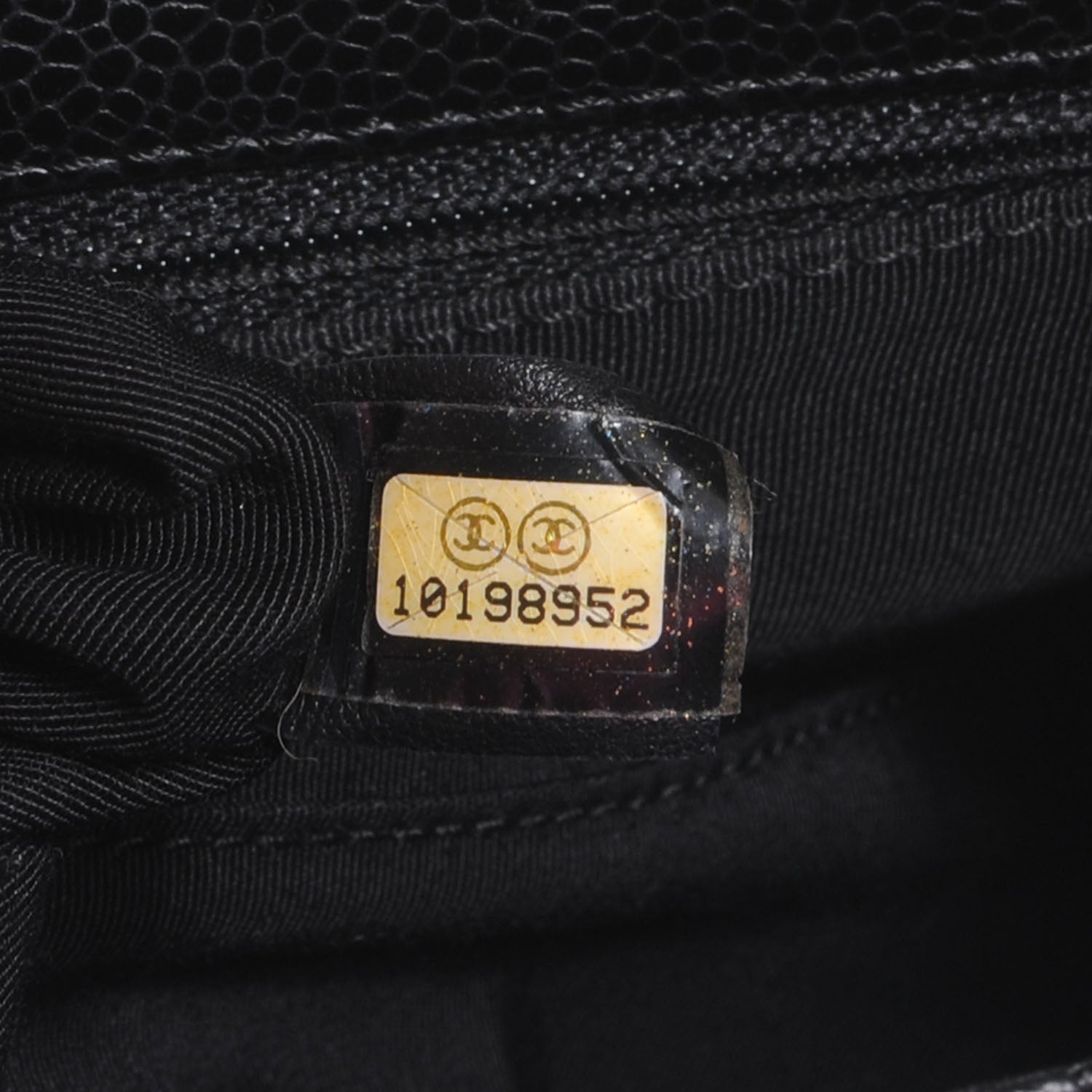 Chanel Caviar Petit Shopping Tote PST Black 9 of 9
