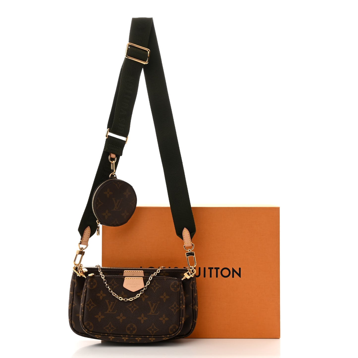 Monogram Multi Pochette Accessories Kaki