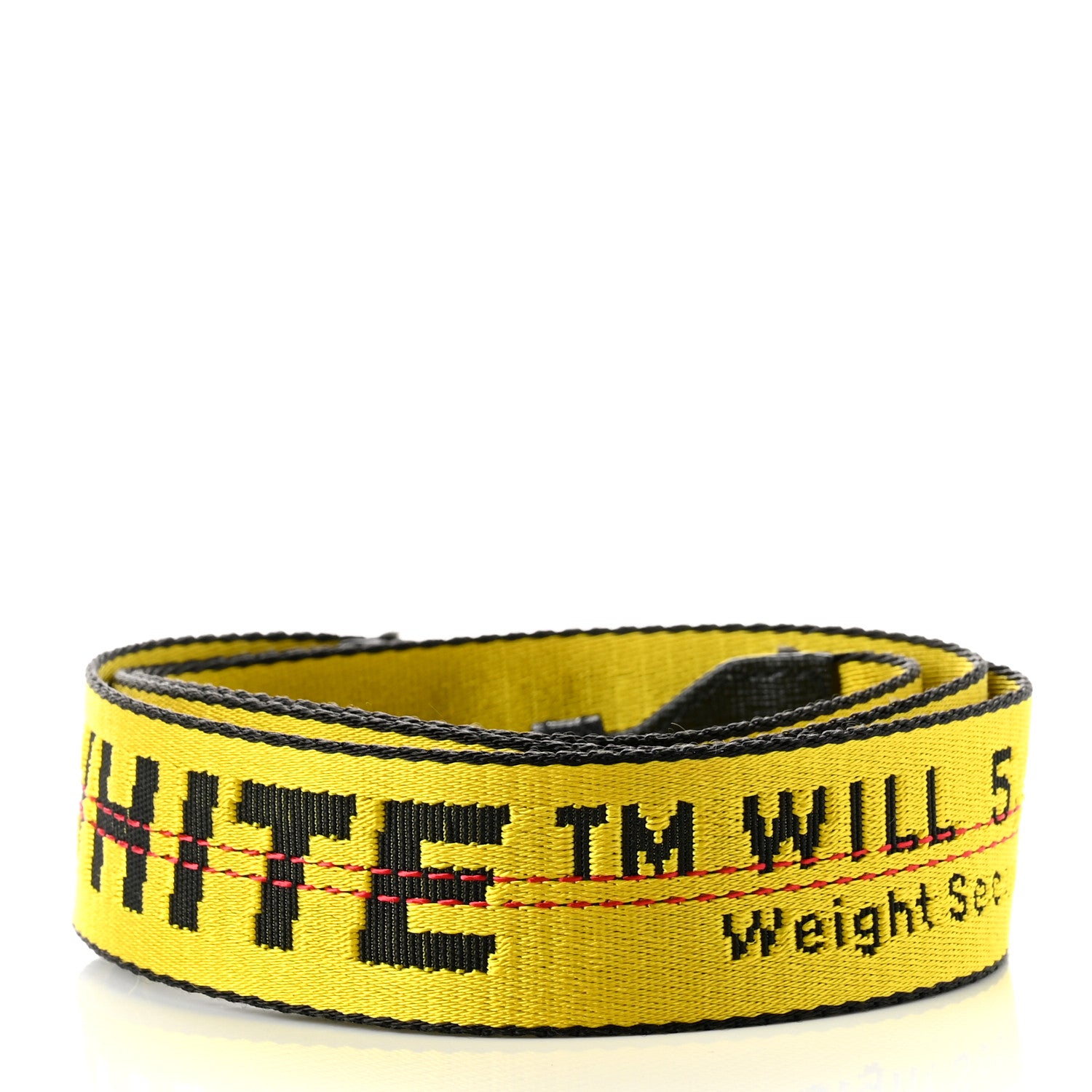 Off-White Industrial Shoulder Strap Yellow 2 of 3