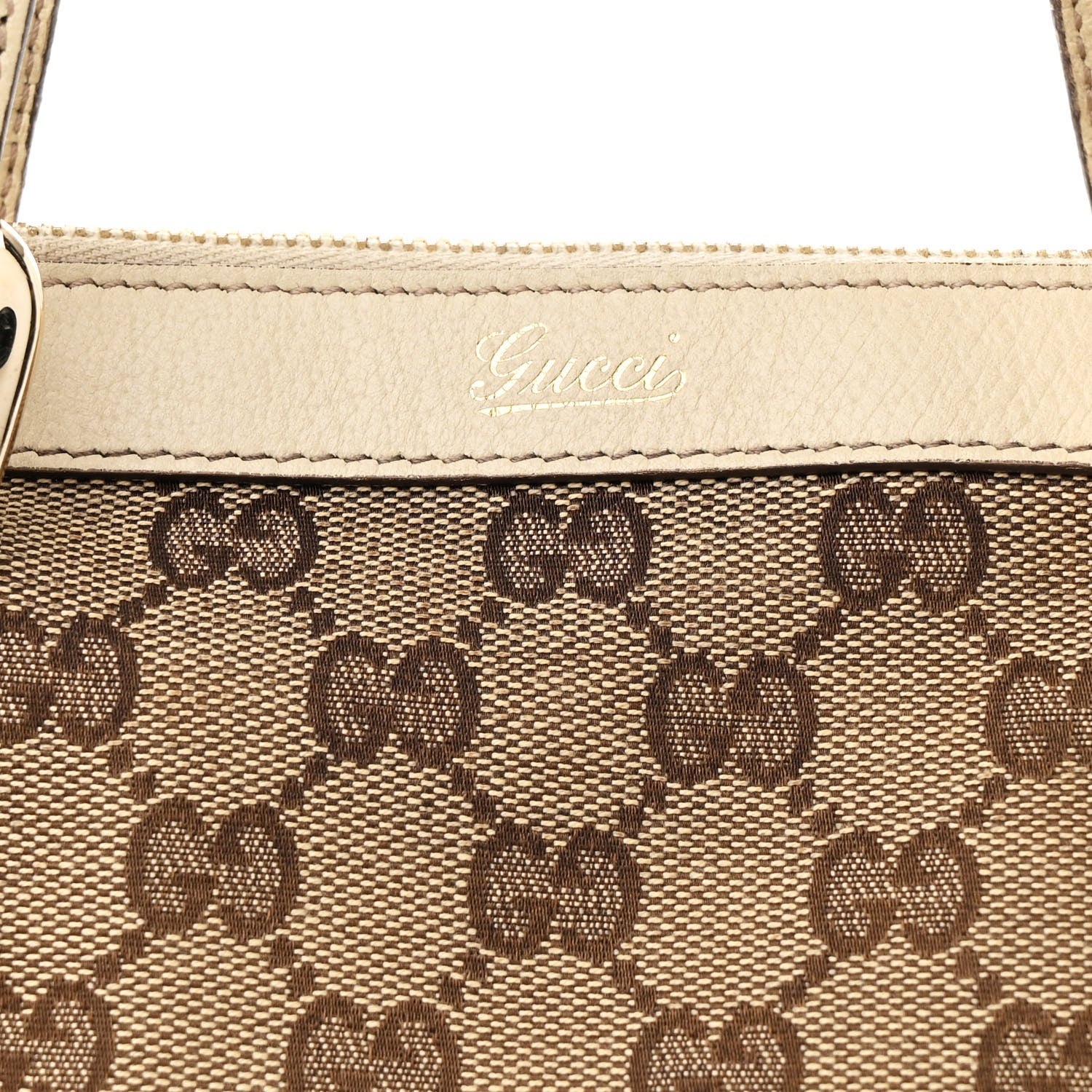 Gucci Monogram Small Abbey Tote Off White 8 of 10