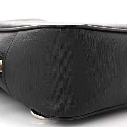 Gucci GG Supreme Monogram Web Belt Bag Black Grey 9 of 12