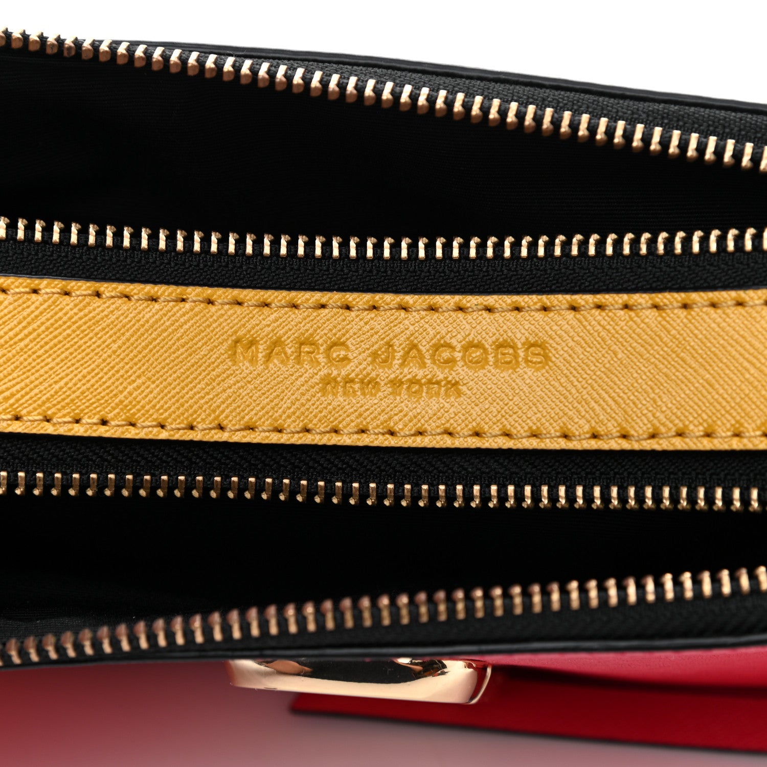 Marc Jacobs Saffiano Rainbow Strap Color Block Small Snapshot Camera Bag Pink Multicolor 7 of 13