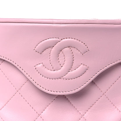 Chanel Lambskin Quilted Tassel Shoulder Bag Pink 19 of 23