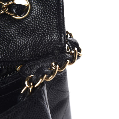 Chanel Caviar Quilted Jumbo Single Flap Black 8 of 12