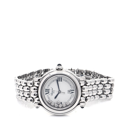 Chopard Stainless Steel 7 Diamond 32mm Happy Sport Quartz Watch 2 of 5