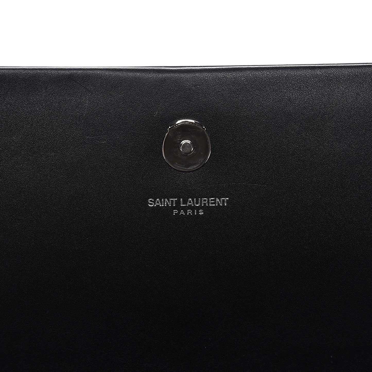 Smooth Calfskin Medium Classic Monogram Kate Tassel Satchel Black