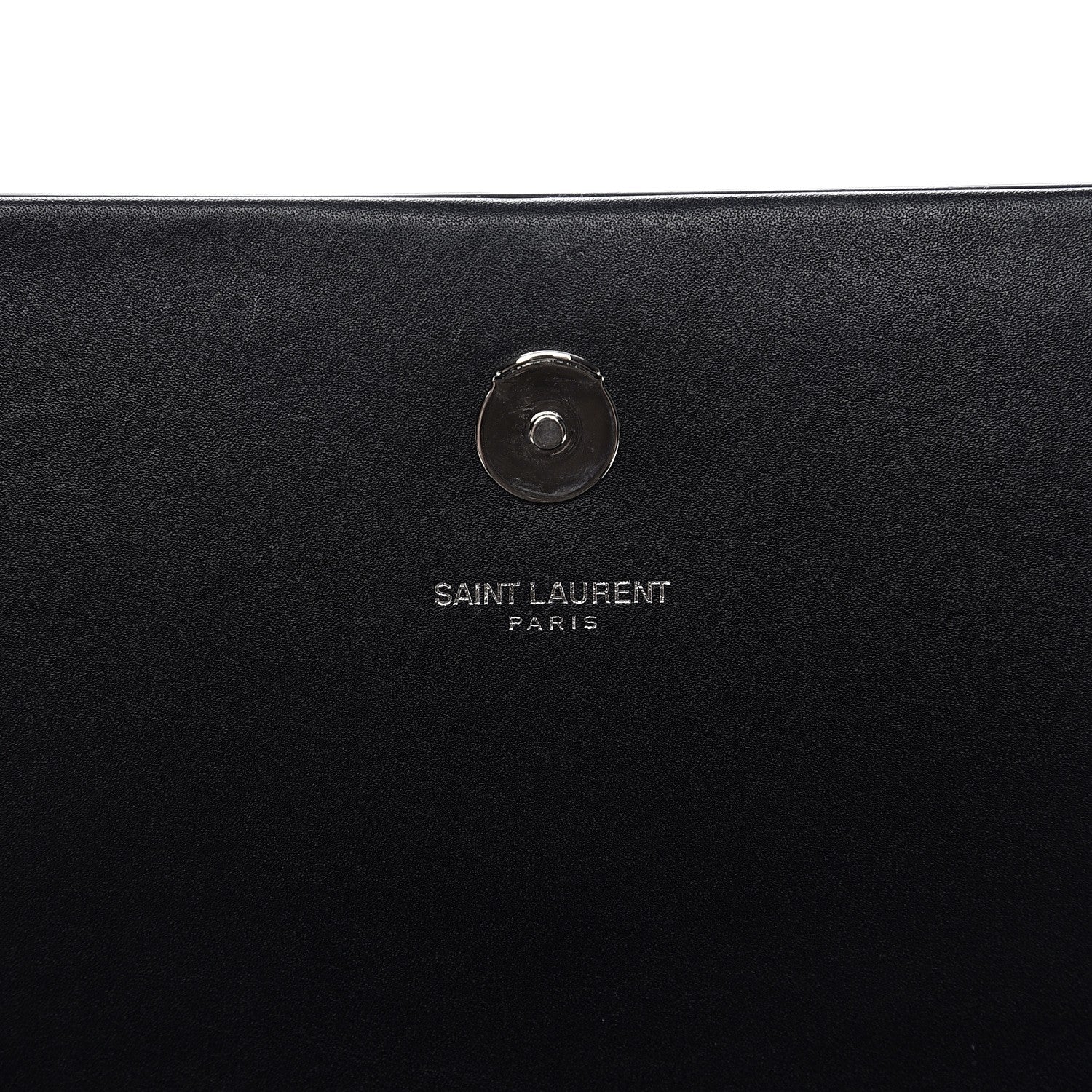 Saint Laurent Smooth Calfskin Medium Classic Monogram Kate Tassel Satchel Black 7 of 7