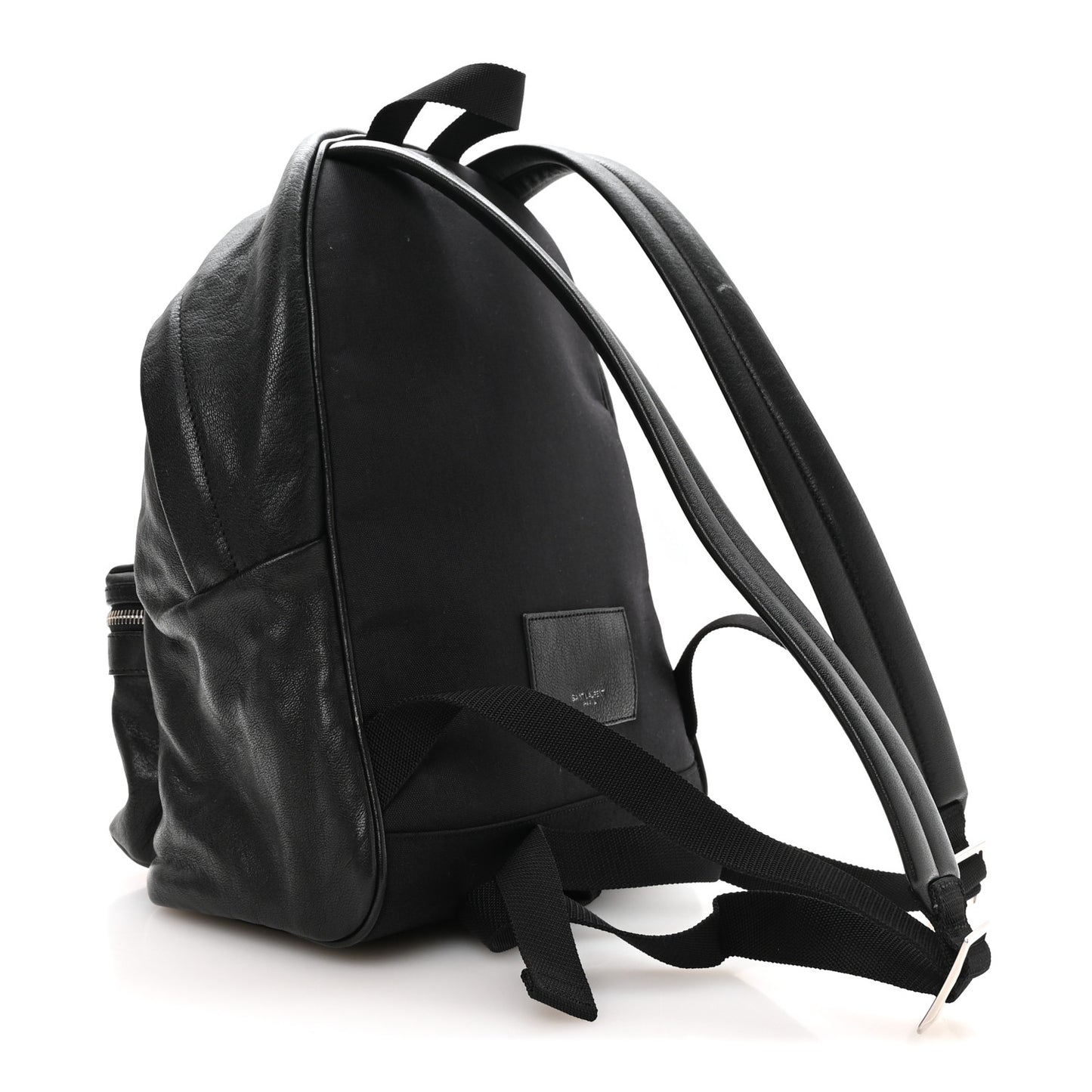 Sheepskin Love Appliqué Mini City Backpack Black