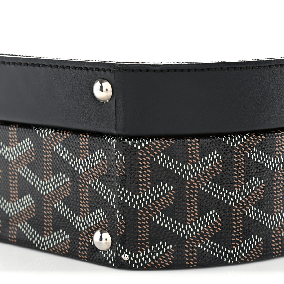 Goyard Goyardine Alto Hatbox Black 10 of 11