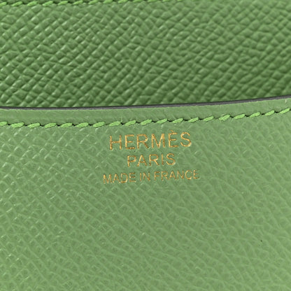 Hermes Epsom Constance 24 Vert Criquet 7 of 10