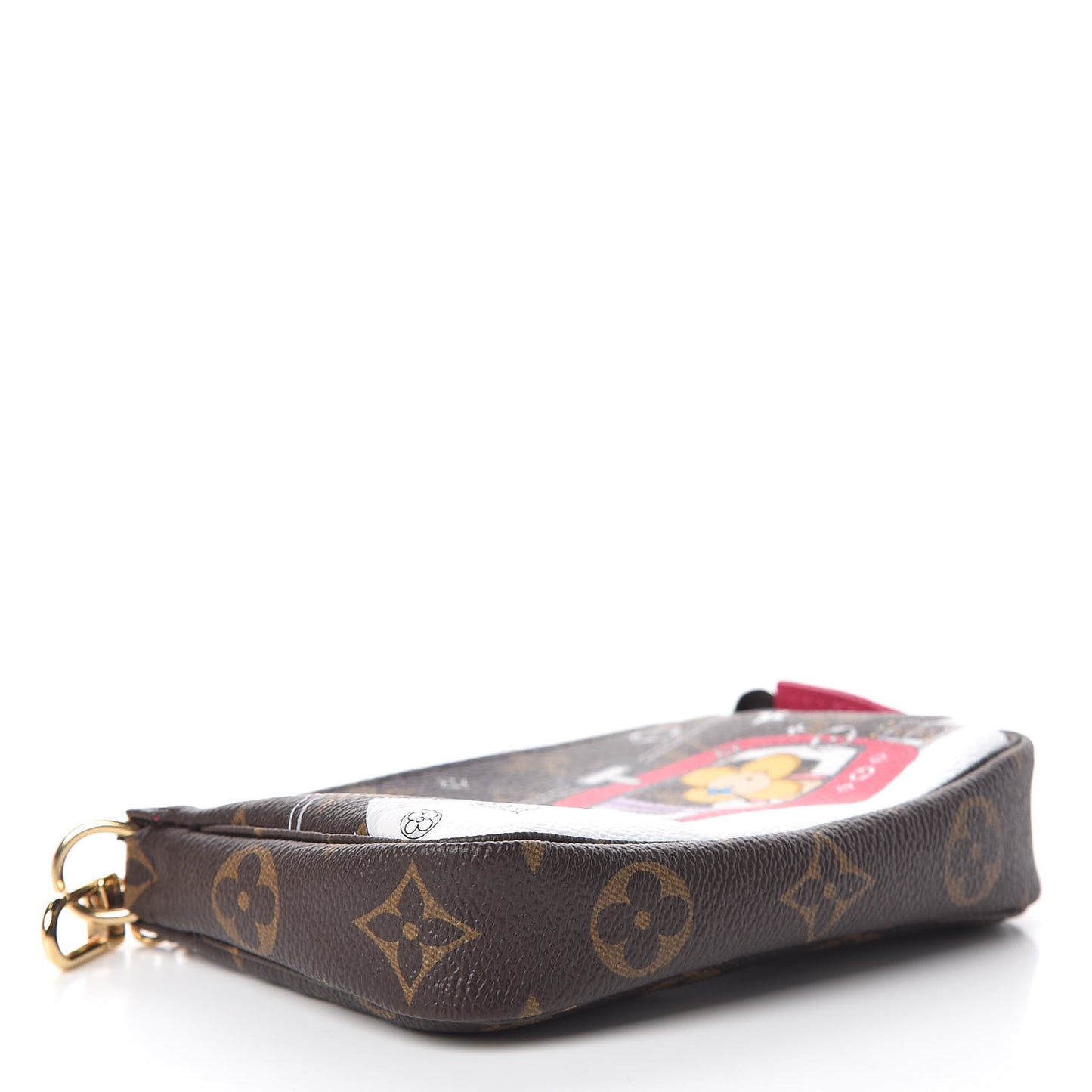 Monogram 2019 Christmas Animation Mini Courchevel Pochette Accessories Fuchsia