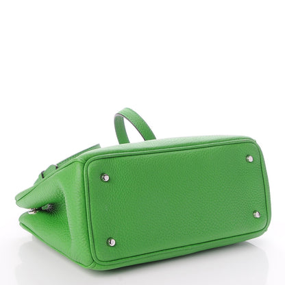 Christian Dior Bullcalf Small Diorissimo Tote Grass Green 5 of 12