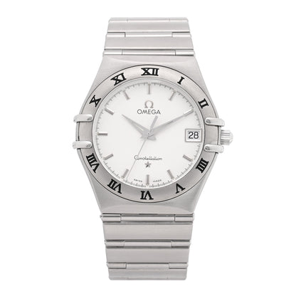 Omega Stainless Steel 33mm Constellation Quartz Watch White 1512.30 1 of 4