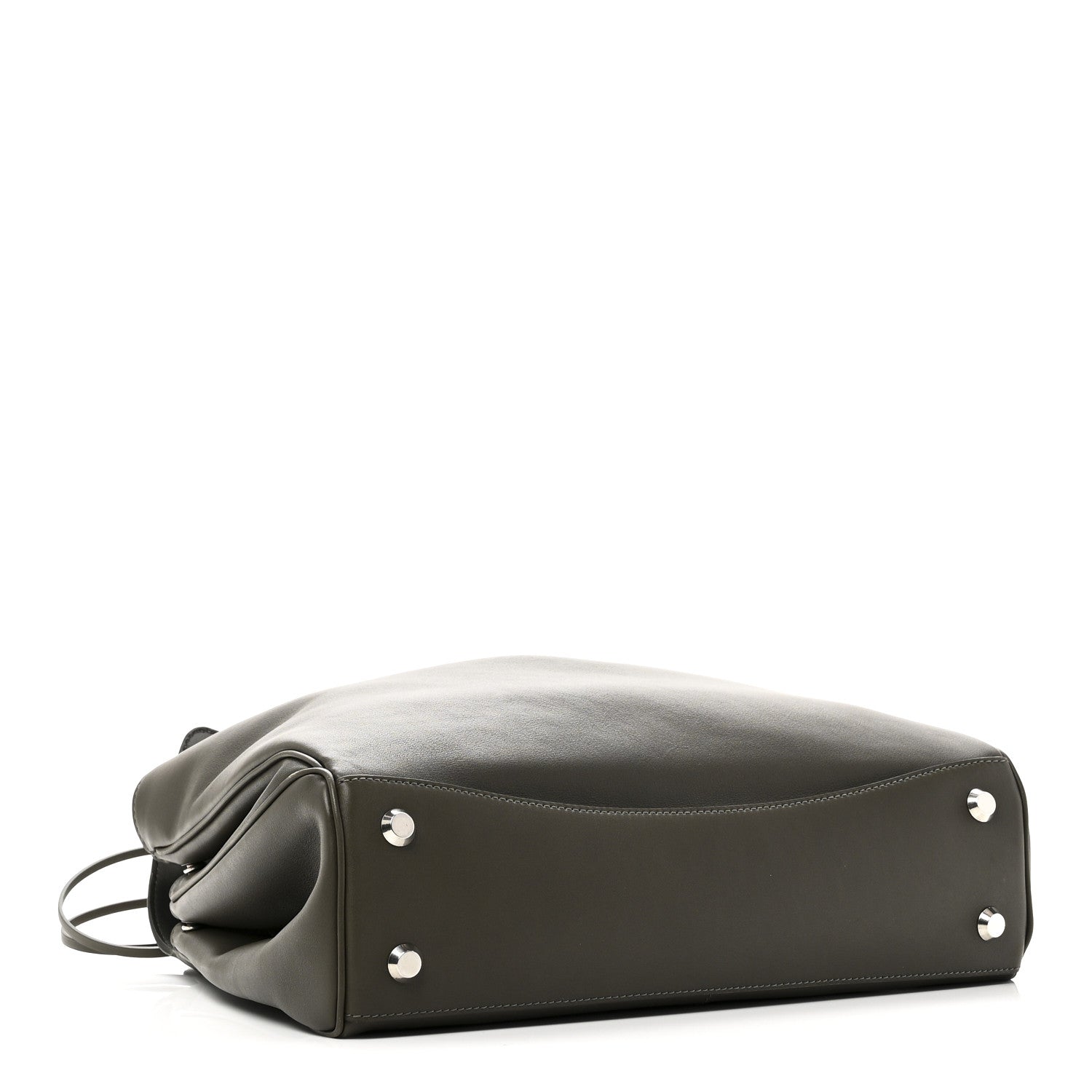 Balenciaga Natural Smooth Calfskin Medium Rodeo Top Handle Handbag Grey 4 of 10