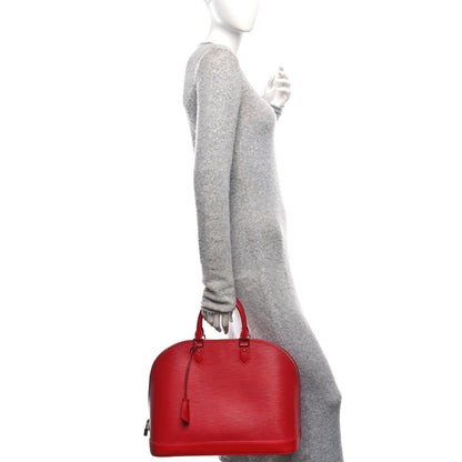 Louis Vuitton Epi Alma MM Coquelicot Coquelicot 2 of 9