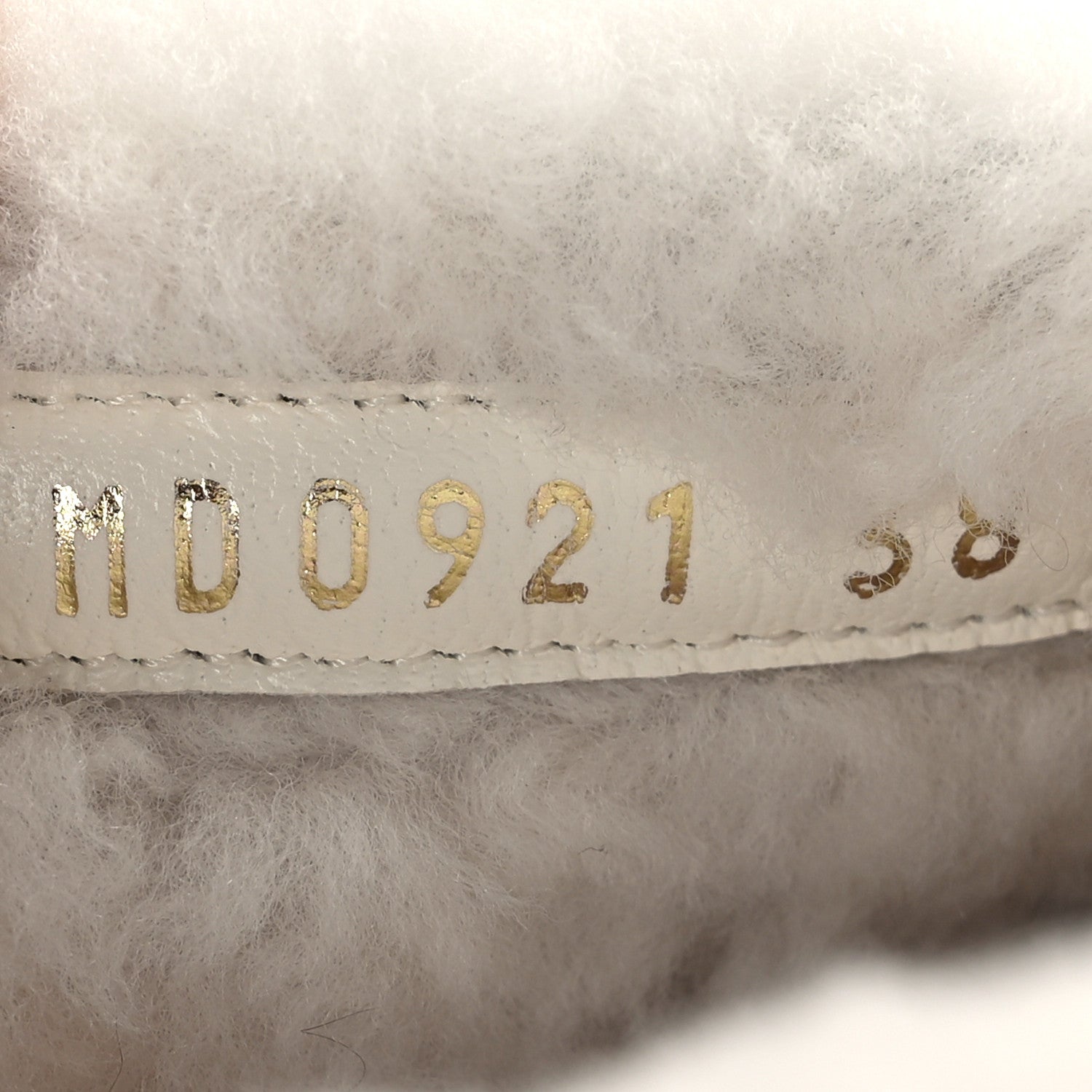Christian Dior Shearling Canvas Lurex Embroidered Dway 10mm Slide Sandals 38 Natural Platinum 6 of 7