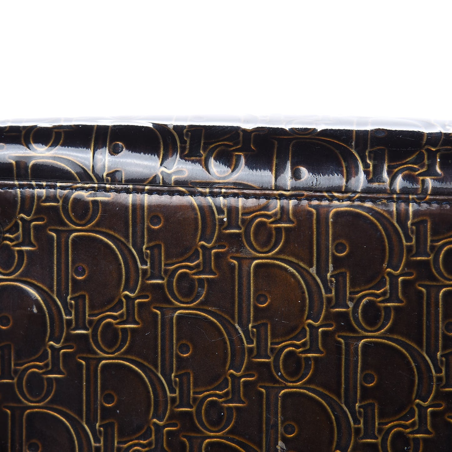 Patent Ultimate Medium Lady Dior Brown