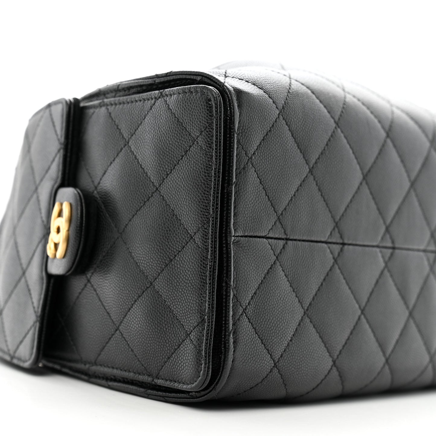 Caviar Quilted Small Chanel 25 Handbag Black