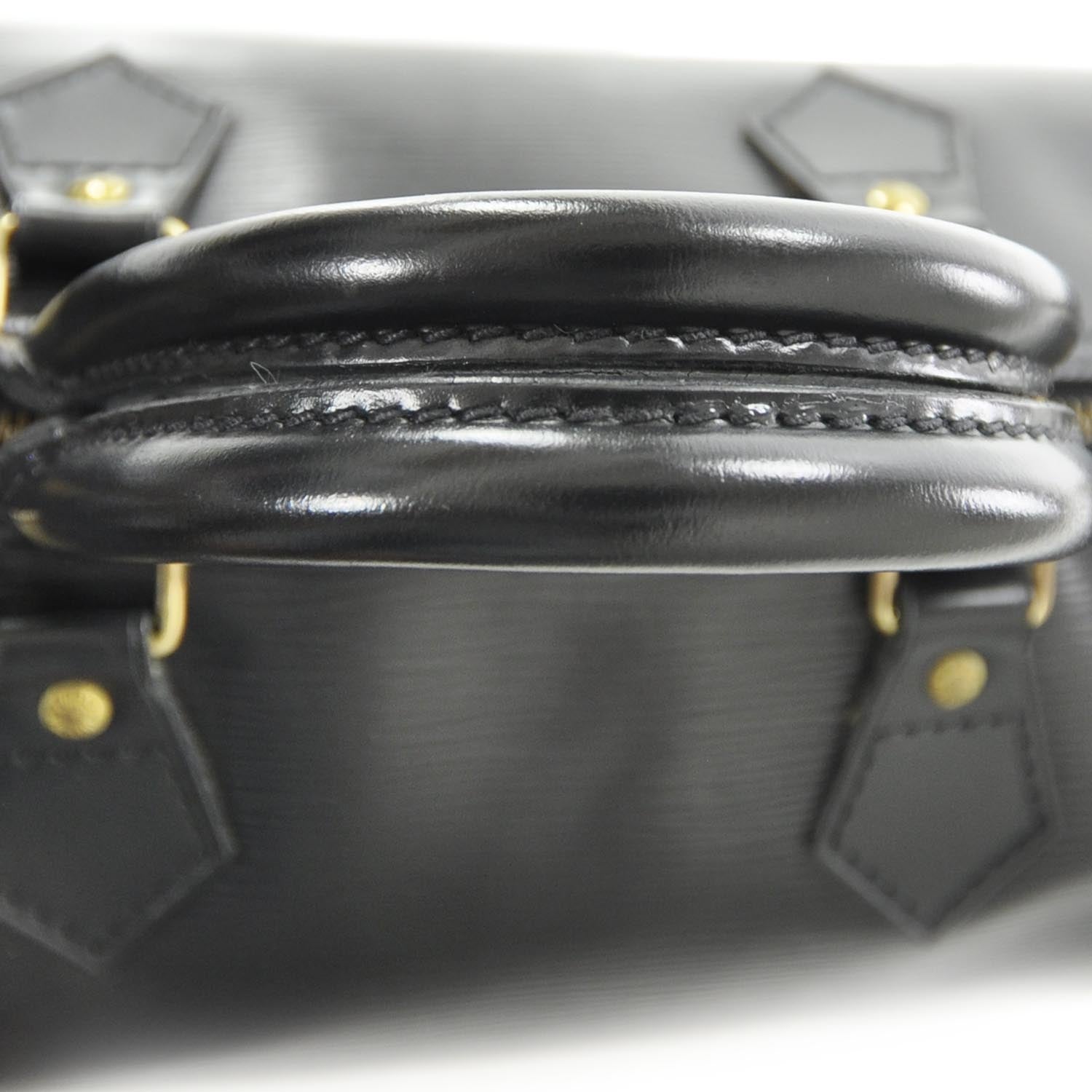 Louis Vuitton Epi Speedy 30 Black 5 of 8