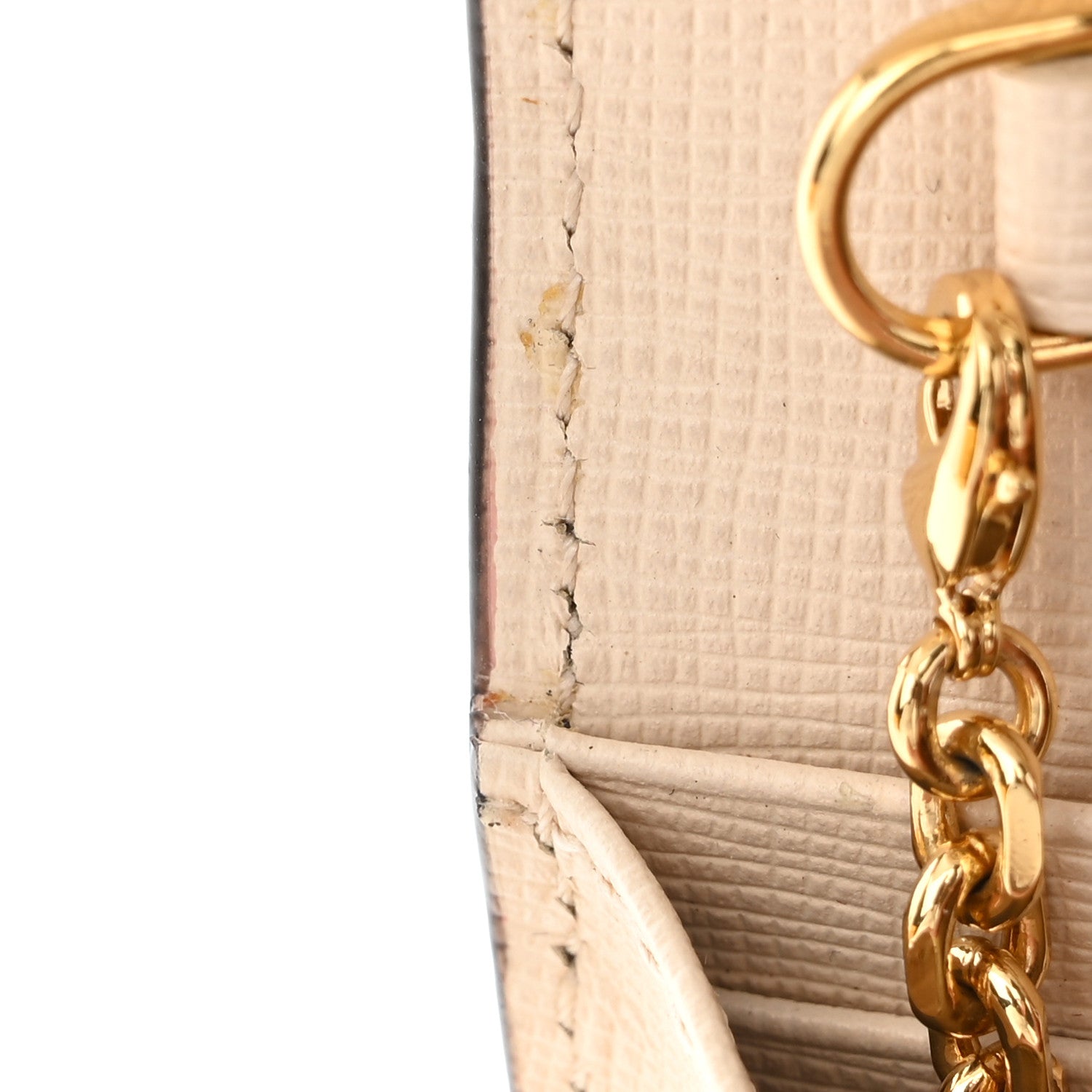 Fendi Vitello Elite Monster Eyes Studded Tube Wallet on Chain Ghiaccio Black Multicolor 10 of 10