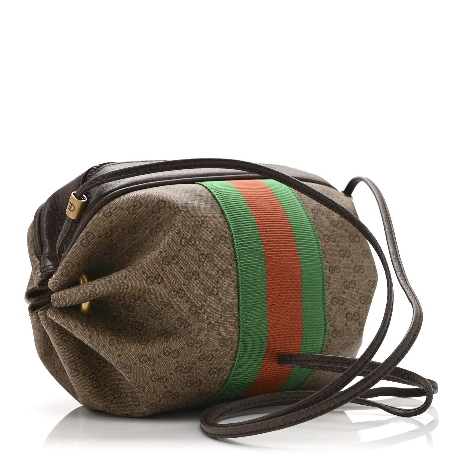 Gucci Mini Vintage GG Supreme Monogram Web Butterfly New Candy Crossbody Beige New Acero 3 of 11