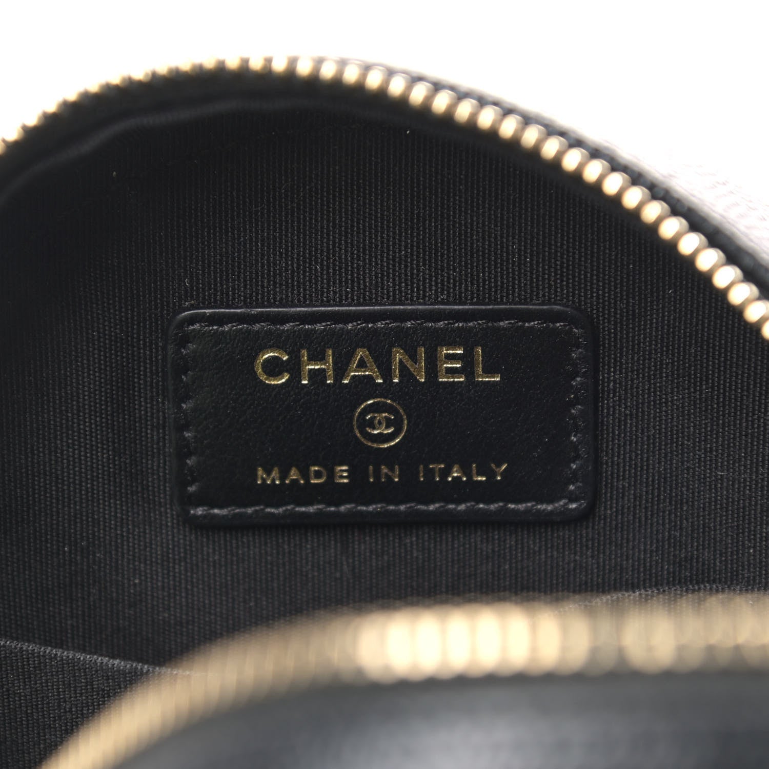 Chanel Caviar Quilted Round Filigree Crossbody Black 6 of 10