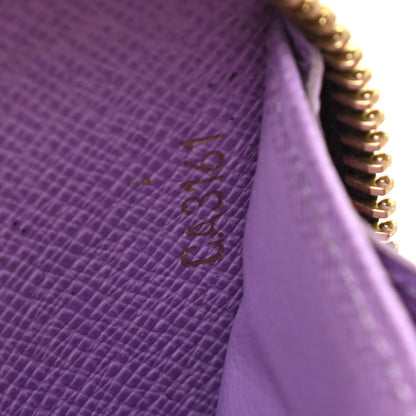 Louis Vuitton Damier Ebene Illustre Zippy Wallet Violet 7 of 12