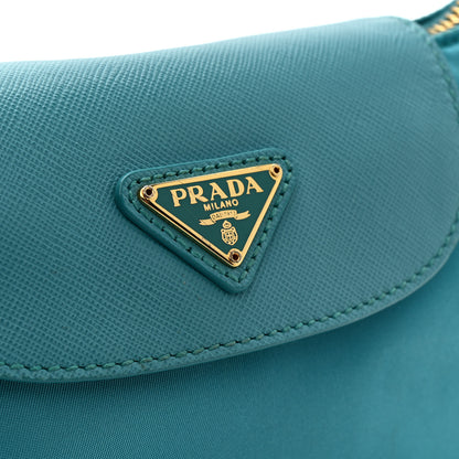 Prada Tessuto Nylon Saffiano Crossbody Bag Turchese 14 of 14