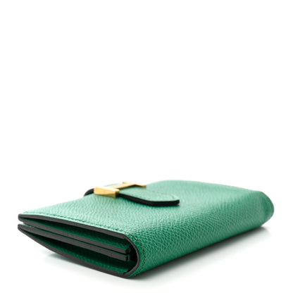 Hermes Epsom Bearn Card Holder Wallet Vert Jade 4 of 8