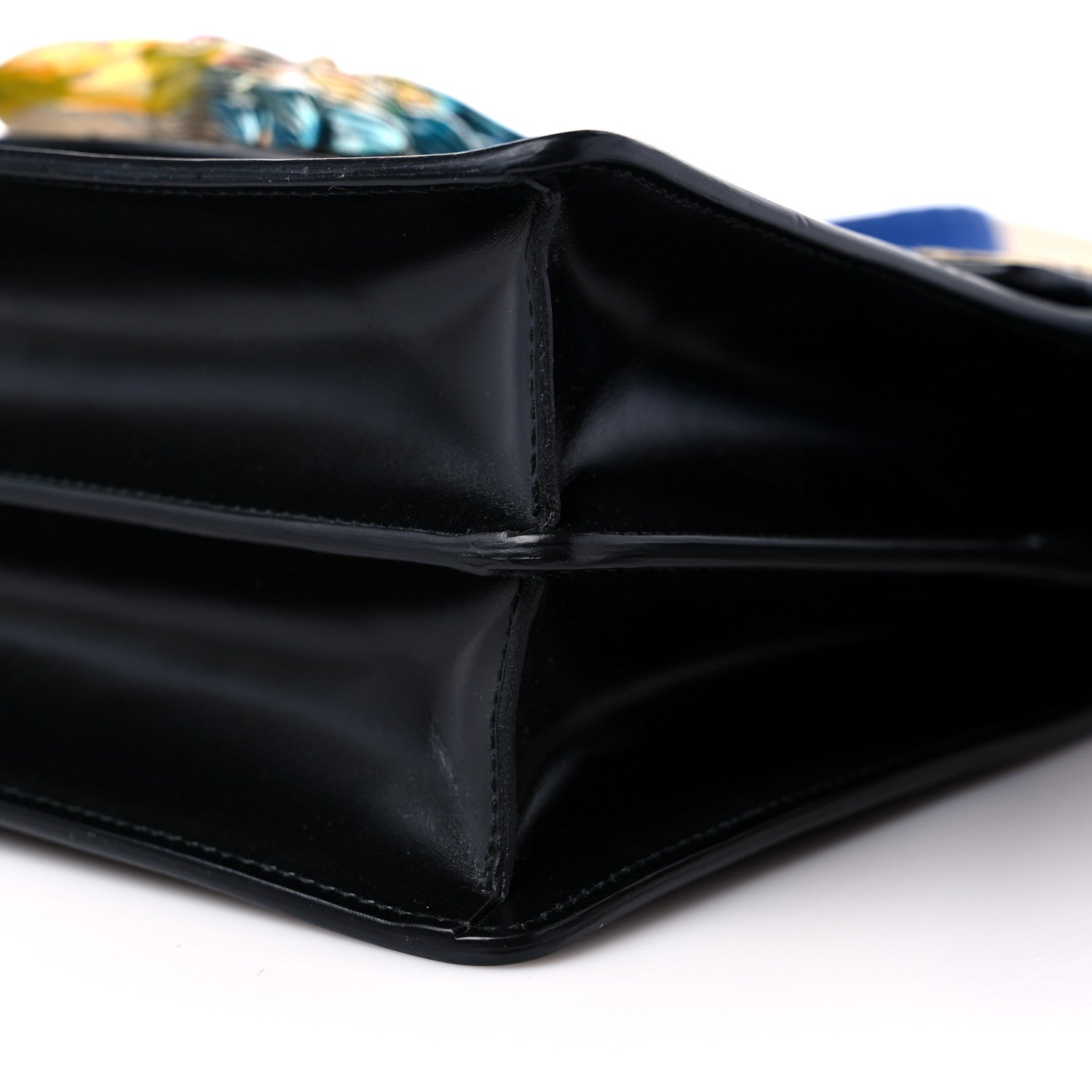 Gucci Calfskin Naga Dragon Small Shoulder Bag Black 9 of 15