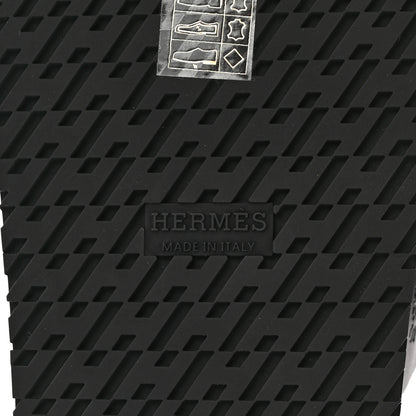 Hermes Calfskin Womens Chypre Sandals 38 Black 6 of 9