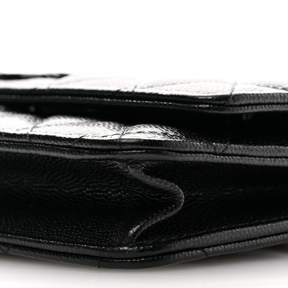 Chanel Caviar Quilted My Everything Wallet On Chain WOC Black 11 of 13
