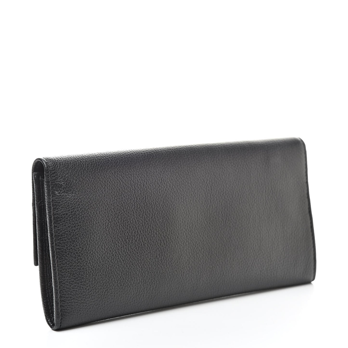 Calfskin Reese Clutch Wallet Black