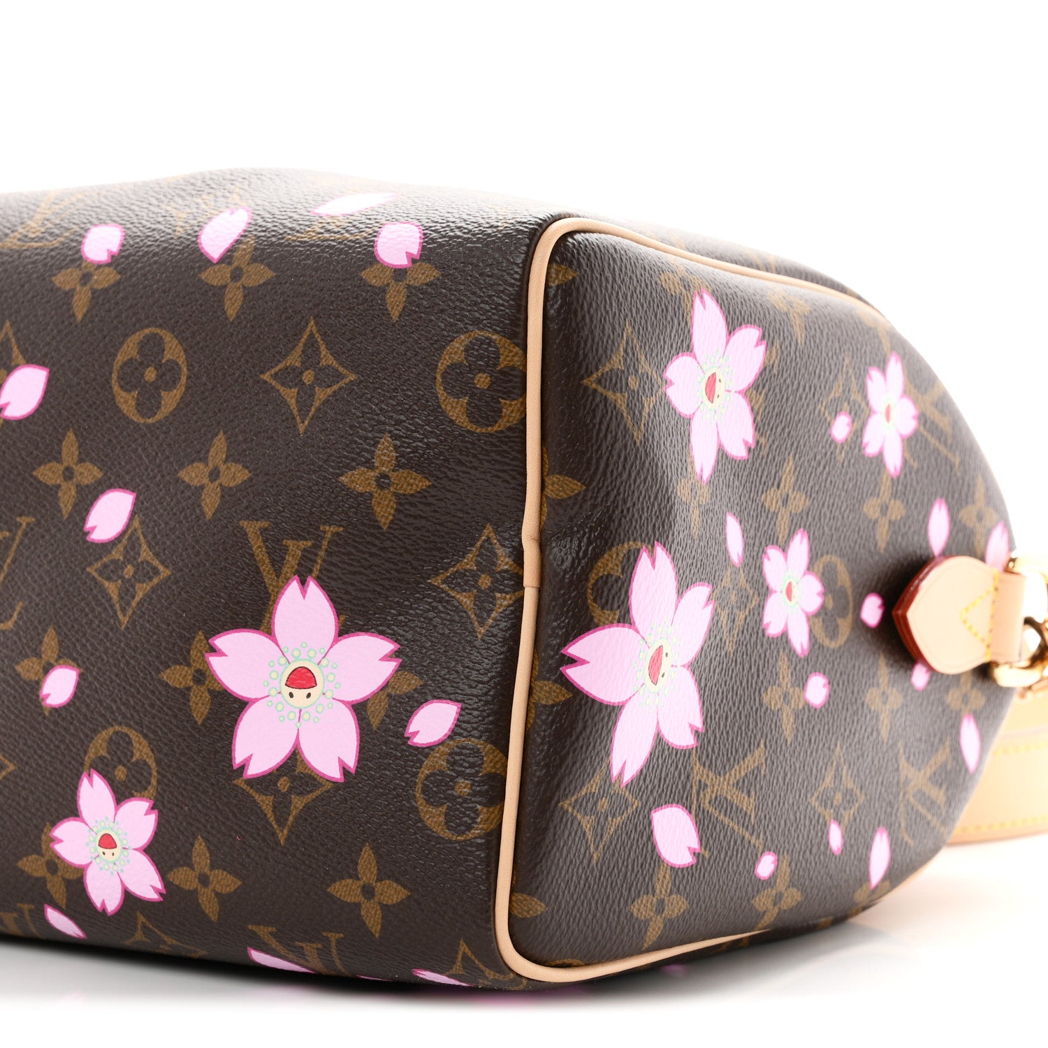 Louis Vuitton LV X TM Monogram Cherry Blossom Speedy Bandouliere 25 Sakura Brown 8 of 8