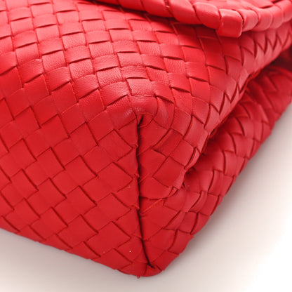 Bottega Veneta Nappa Intrecciato Baby Olimpia Shoulder Bag Vesuvio 9 of 9