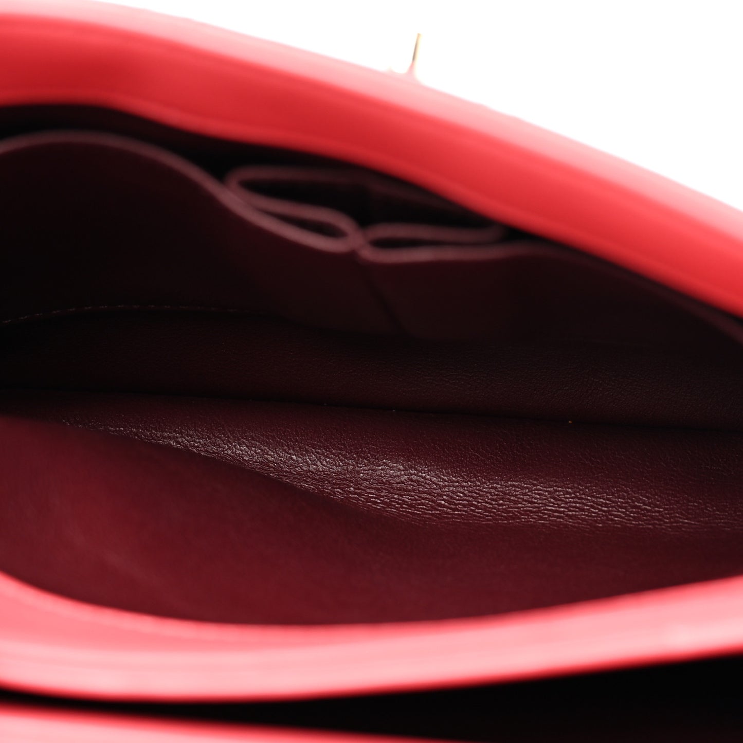 Lambskin Quilted Small Trendy CC Flap Dual Handle Bag Bright Pink