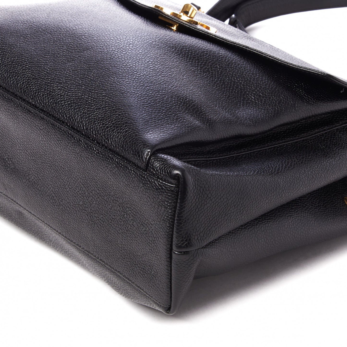 Caviar CC Shoulder Bag Black