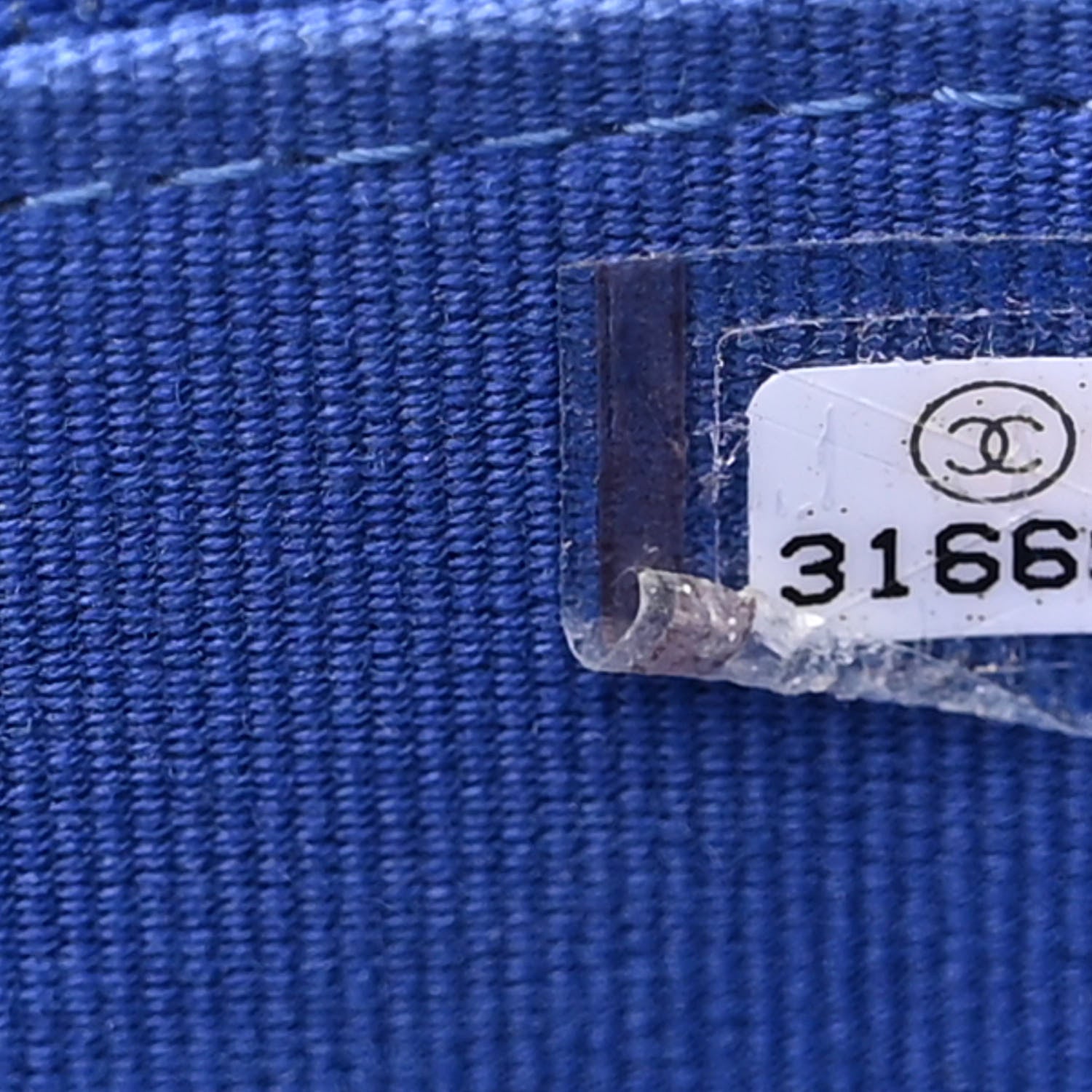 Chanel Lambskin Quilted Top Handle Mini Vanity Case With Chain Blue 6 of 11