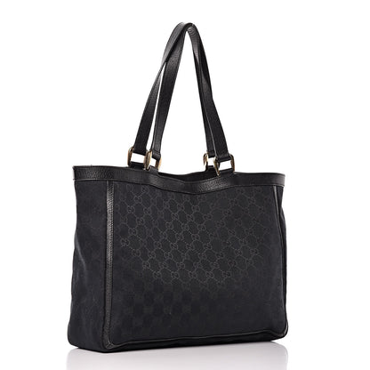 Gucci Monogram Abbey D Ring Tote Black 3 of 13