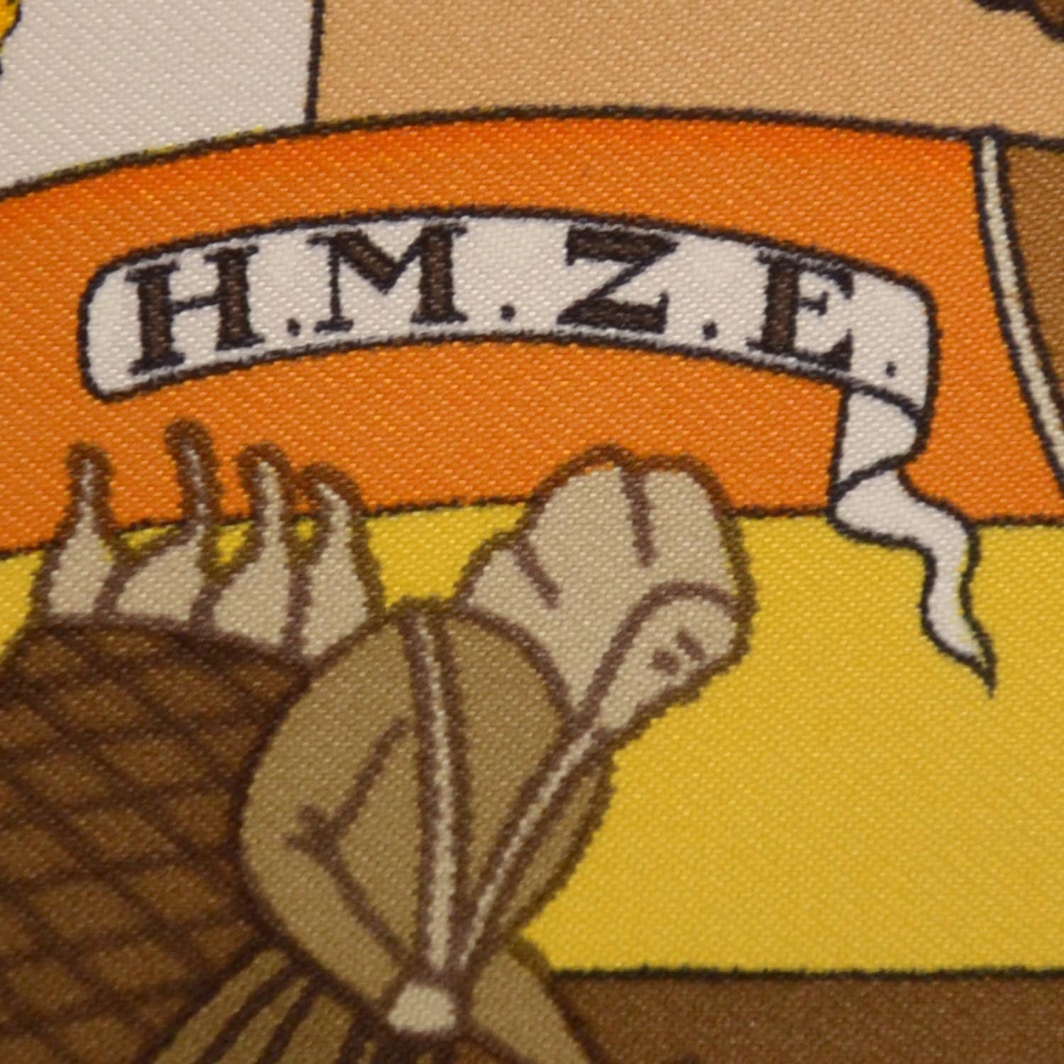 Hermes Silk Chocs en Plumes Scarf 90 5 of 6