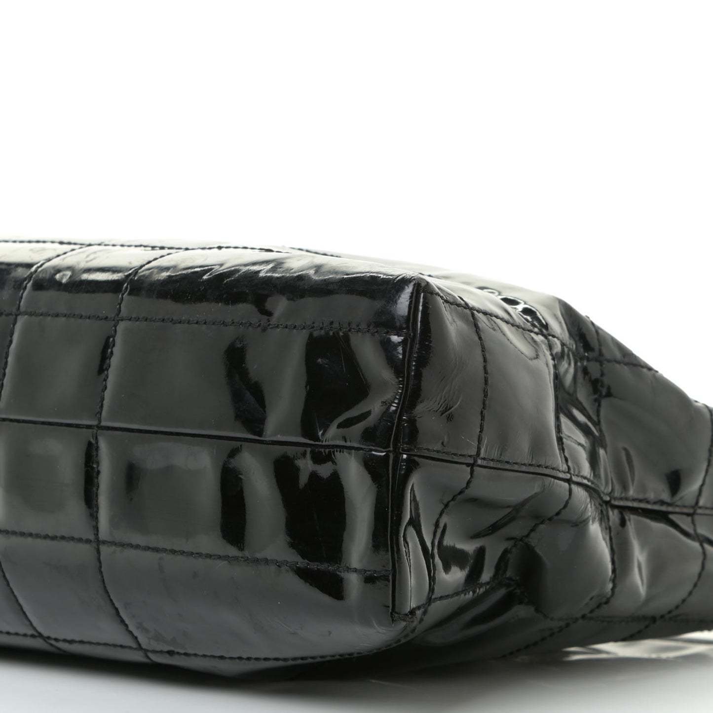 Patent Chocolate Bar CC Tote Black