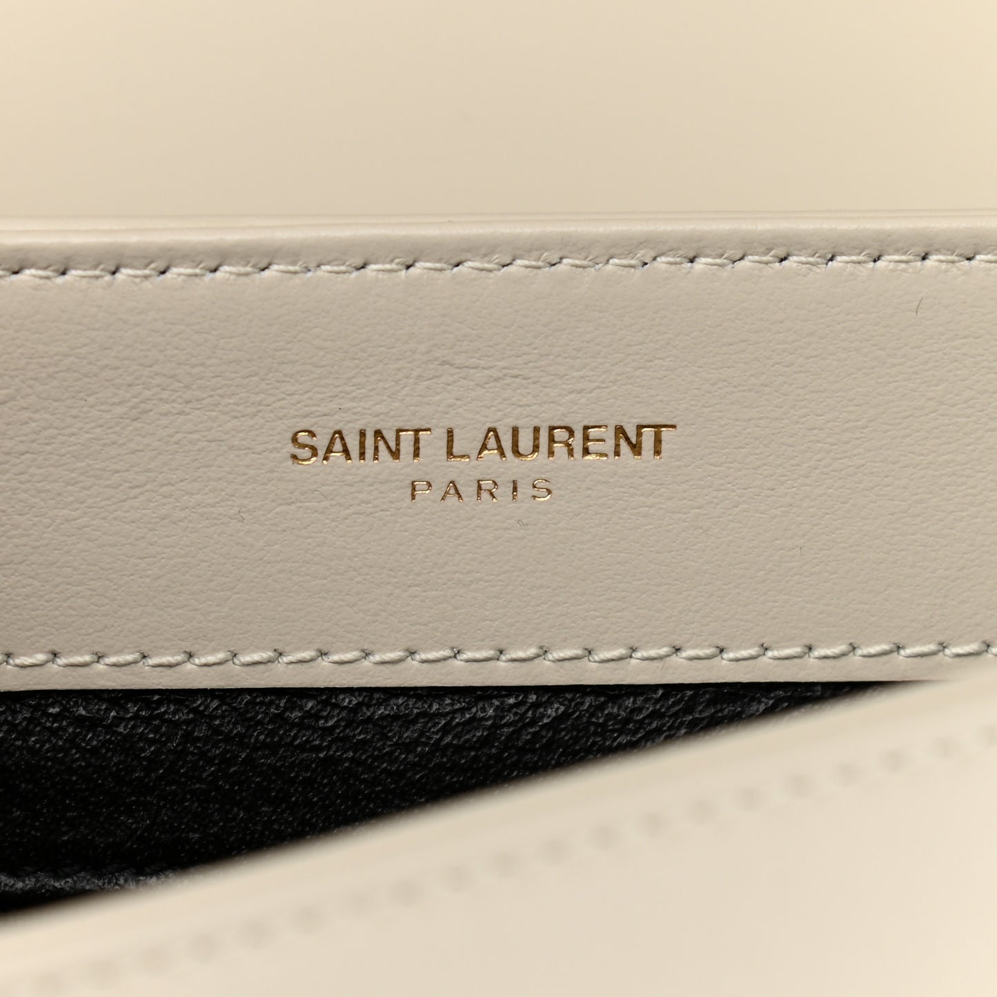 Calfskin Quilted Y Joan Satchel Crema Soft