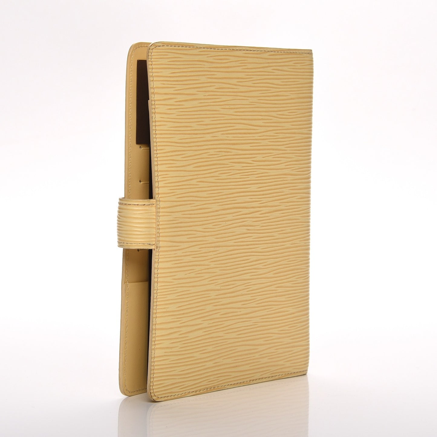 Epi Medium Ring Agenda Cover Vanilla