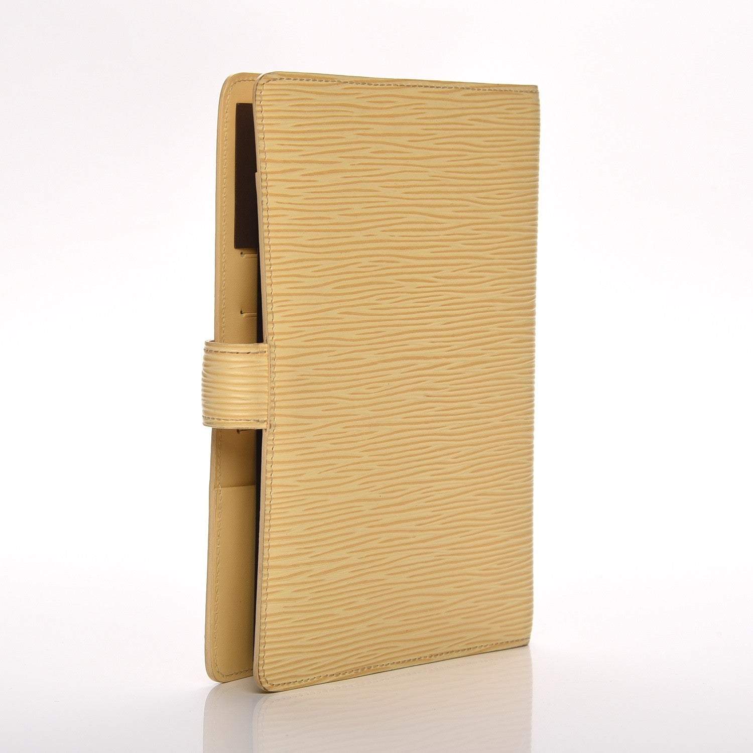 Louis Vuitton Epi Medium Ring Agenda Cover Vanilla 3 of 6