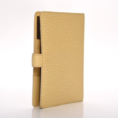 Louis Vuitton Epi Medium Ring Agenda Cover Vanilla 3 of 6