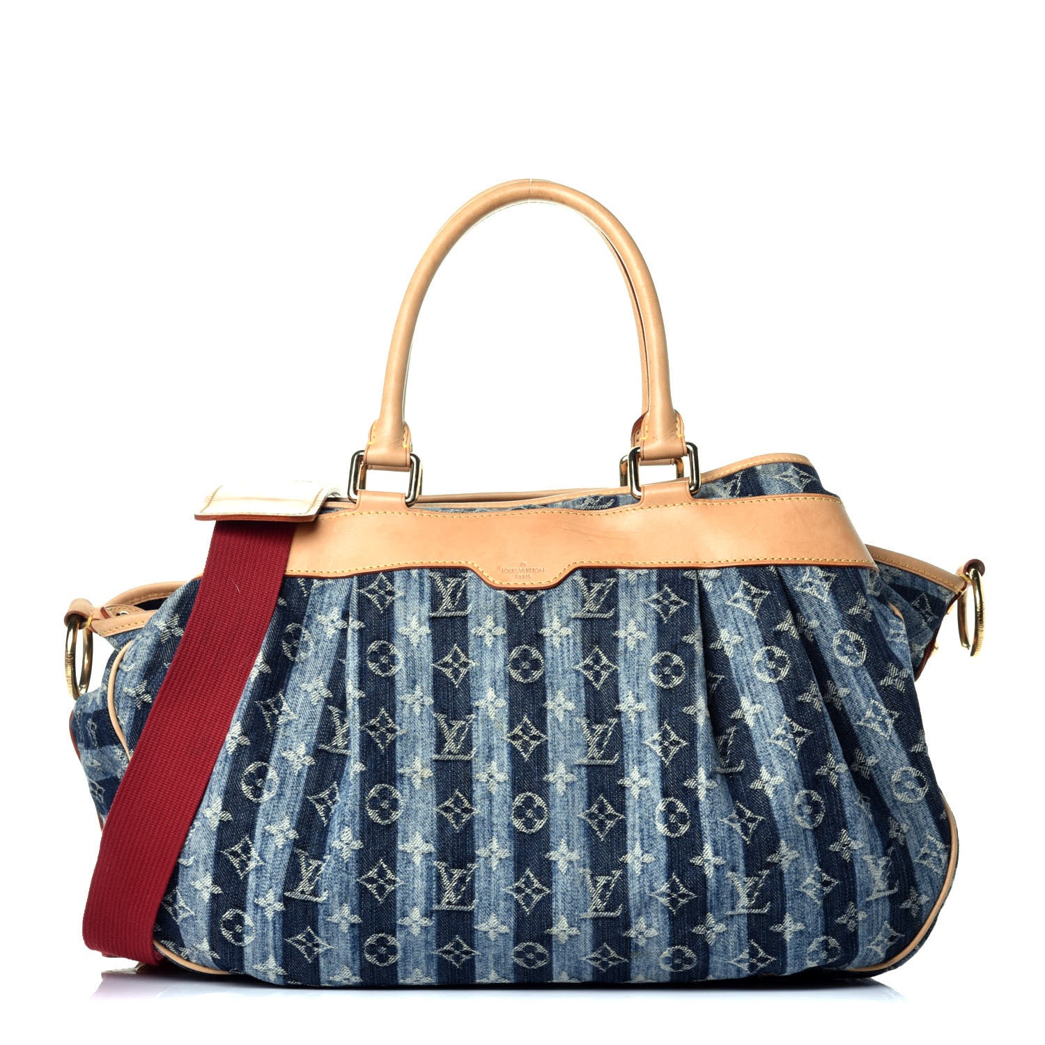 Louis Vuitton Denim Raye Cabas GM 1 of 11