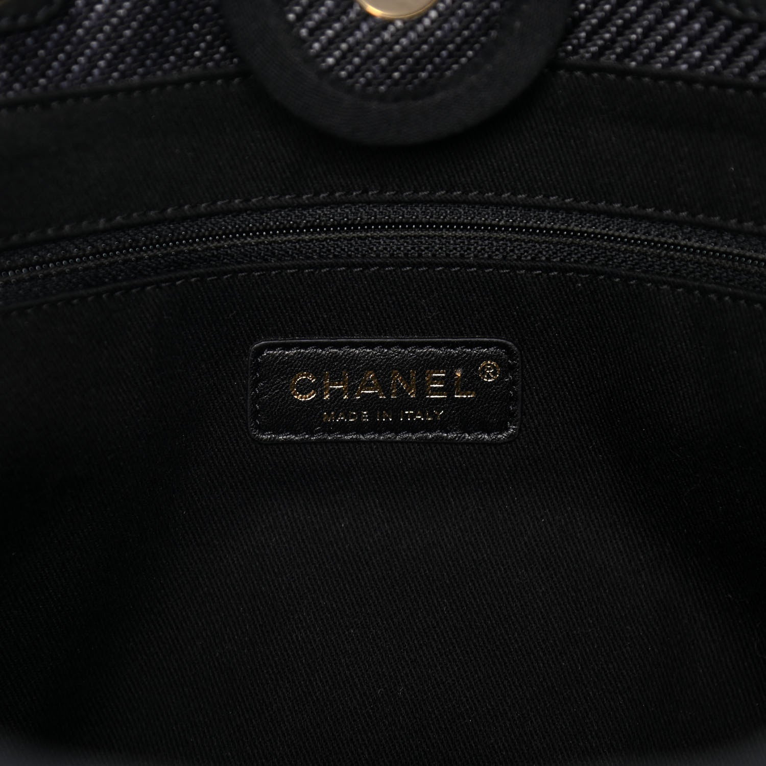 Chanel Mixed Fibers Small Deauville Tote Black 6 of 10