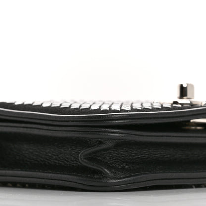 Chanel Lambskin Crystal Quilted Mini Chain Belt Bag Black 9 of 12